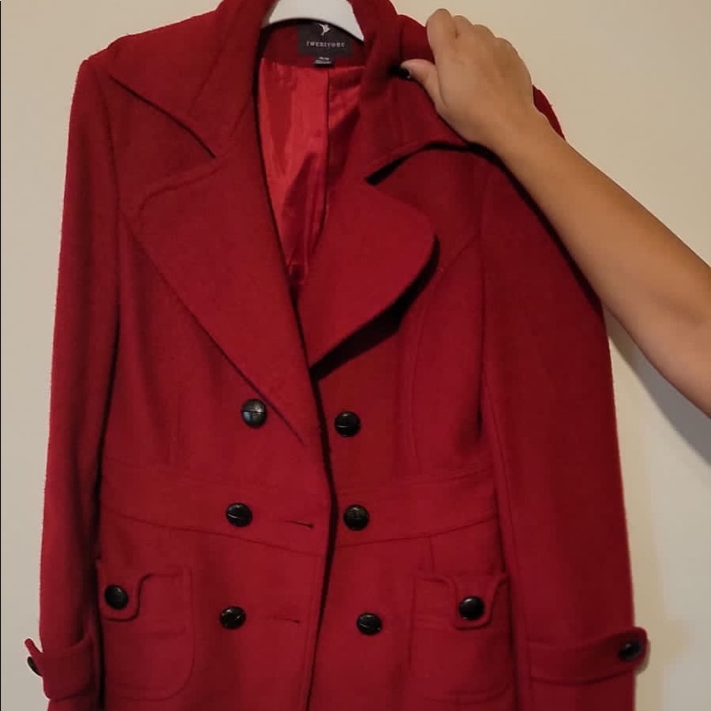 Red Peacoat